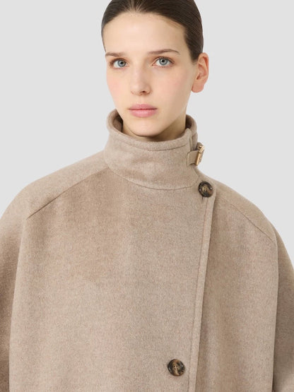 Max NEW woolen cape coat