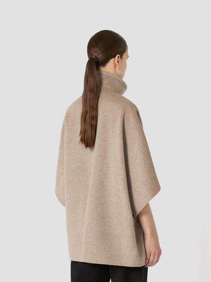 Max NEW woolen cape coat