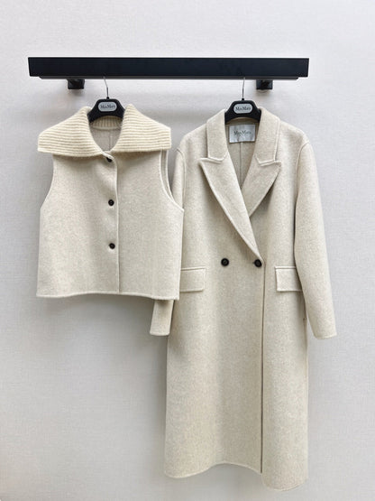 Max NEW Wool coat and vest set