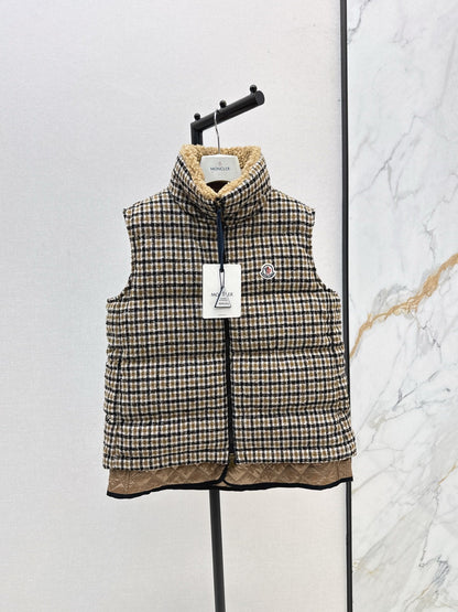 Monc NEW Houndstooth down vest