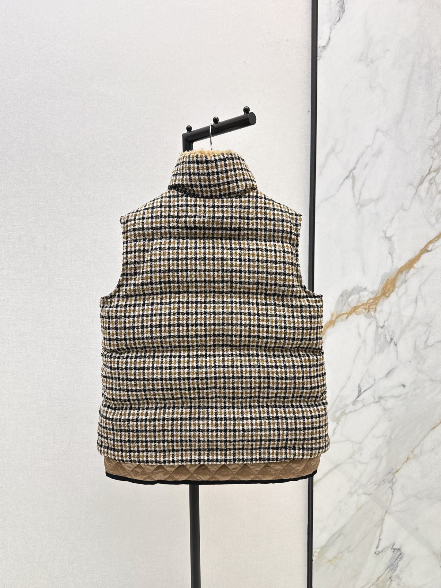 Monc NEW Houndstooth down vest