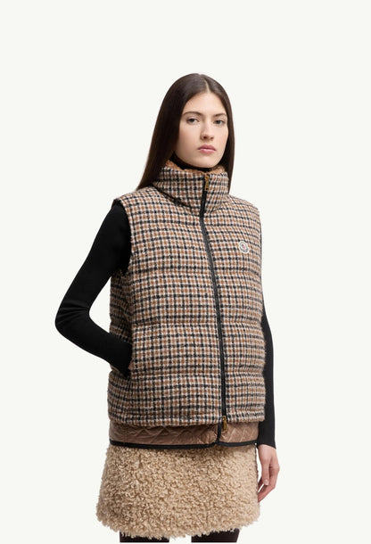 Monc NEW Houndstooth down vest