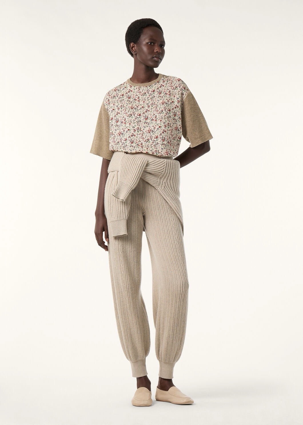 Loro NEW printed cashmere sweater