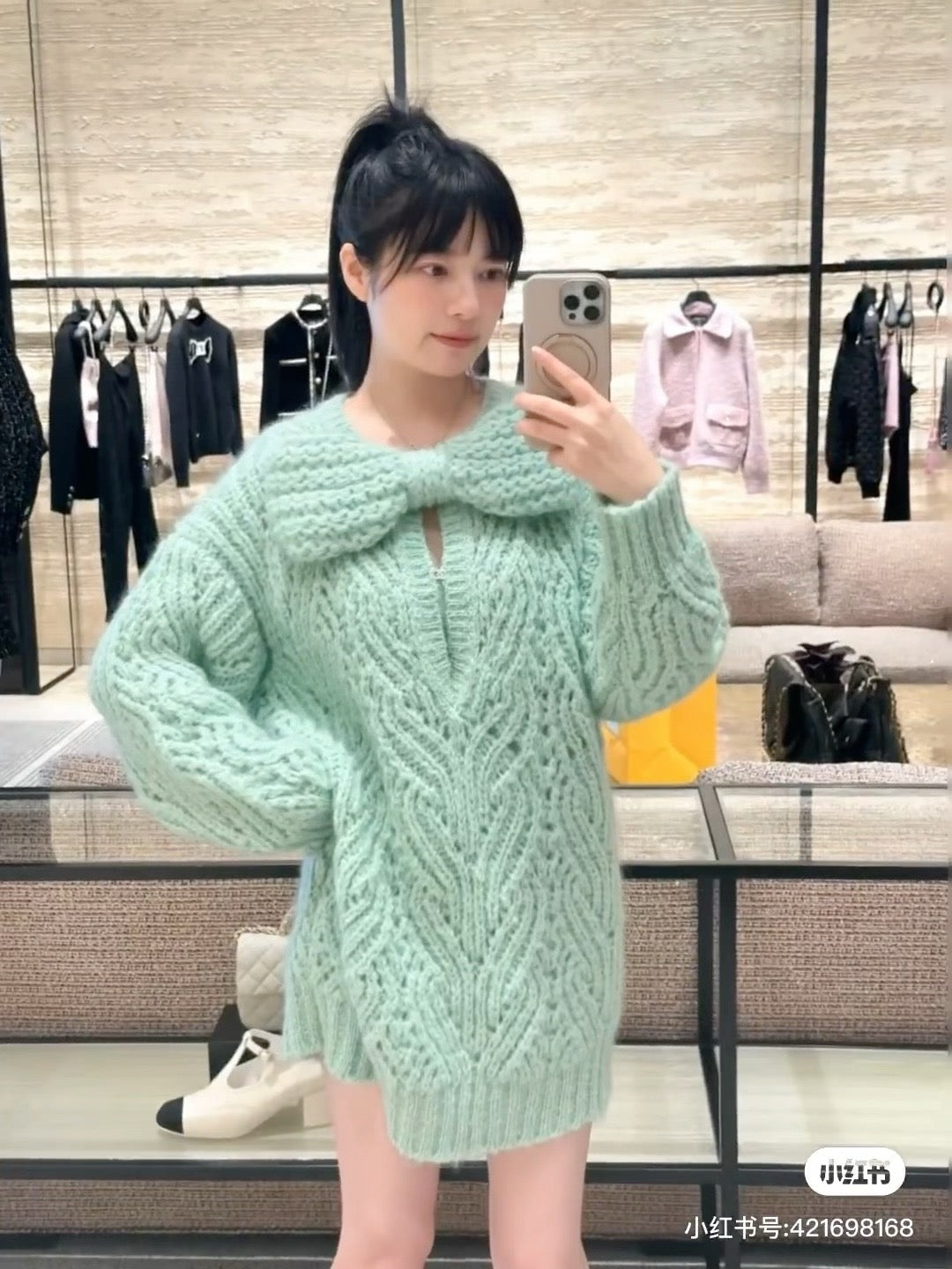 Chan NEW knitted sweater dress
