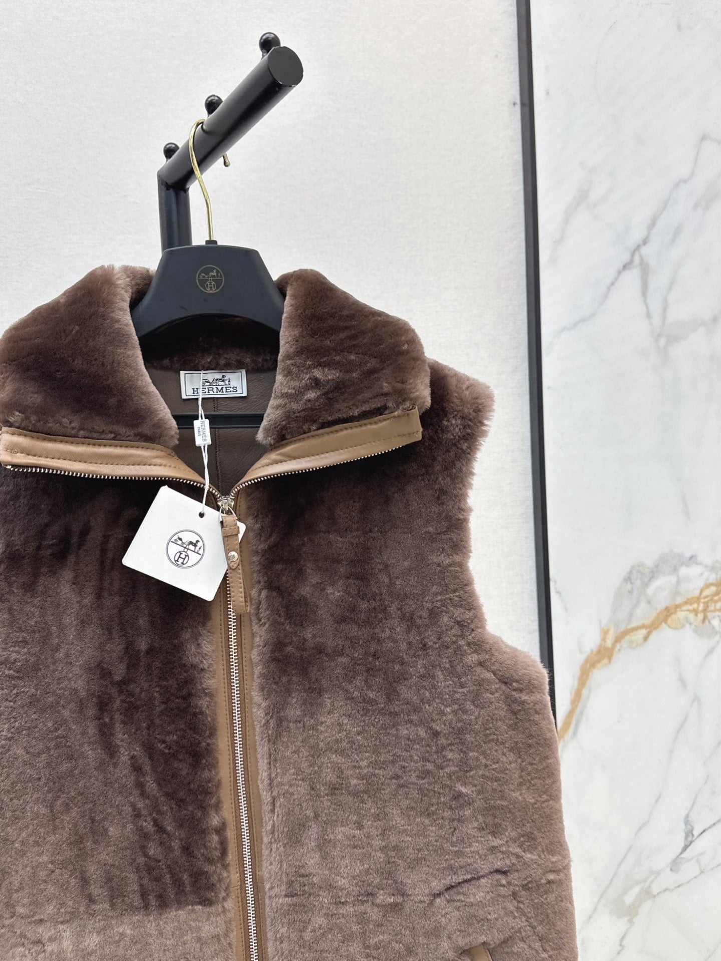 Herm NEW fur vest