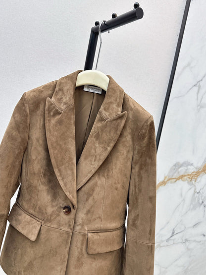 Brun NEW suede blazer