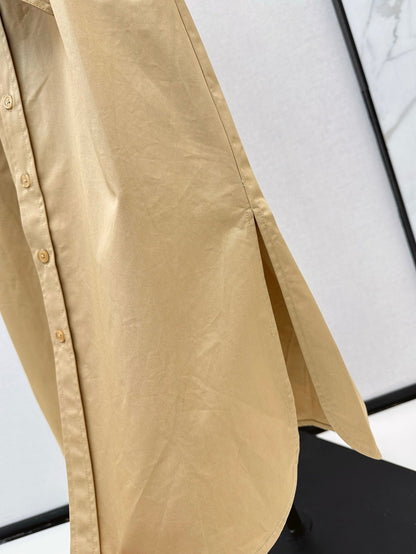 Ra1 NEW embroidered shirt dress