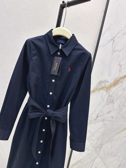 Ra1 NEW embroidered shirt dress