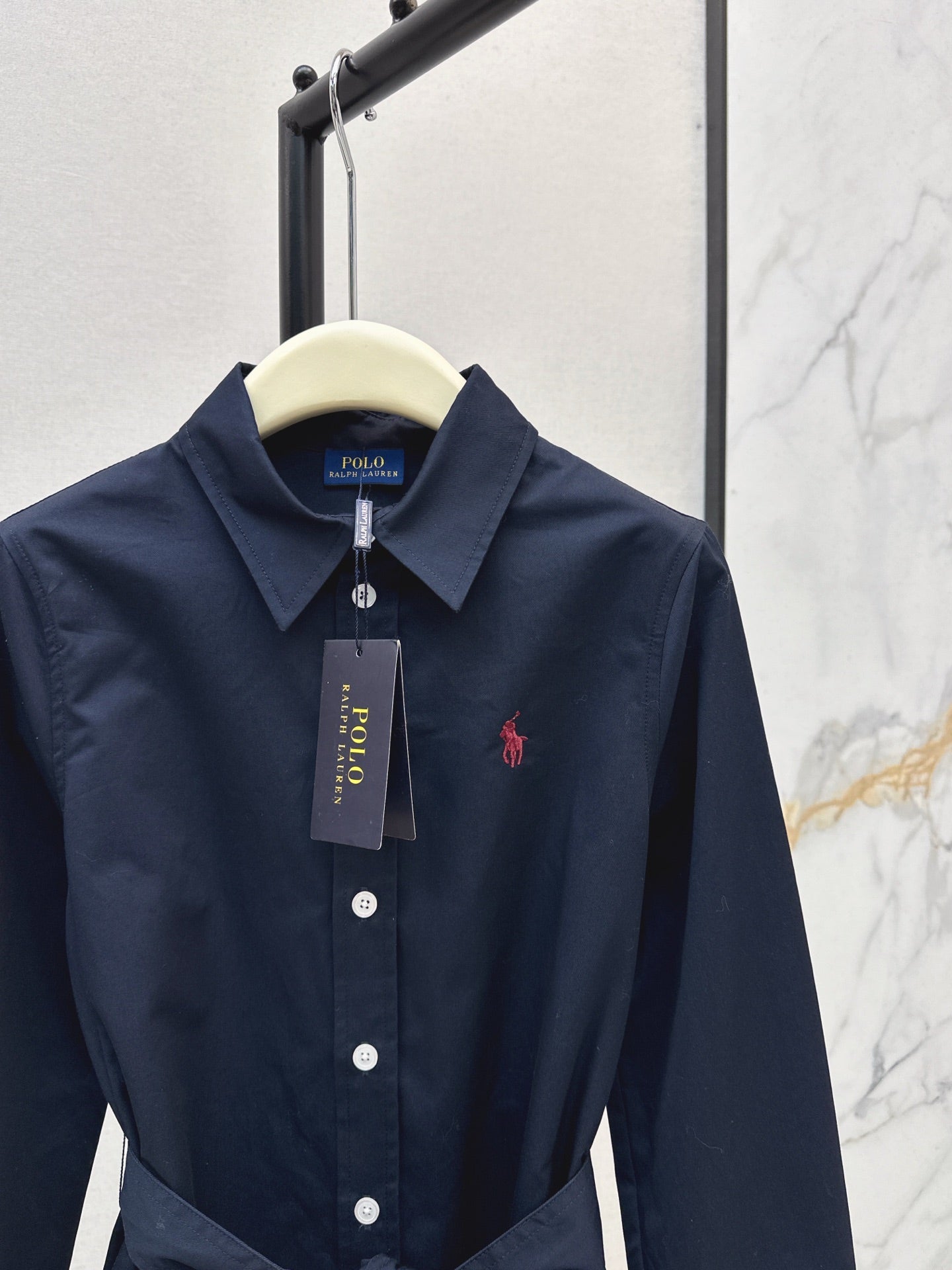 Ra1 NEW embroidered shirt dress