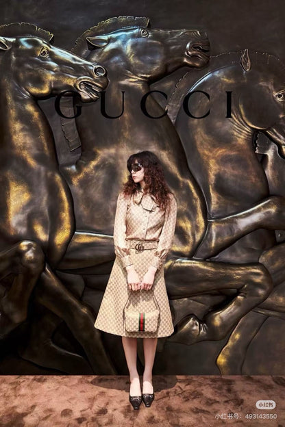 Guc NEW ribbon shirt