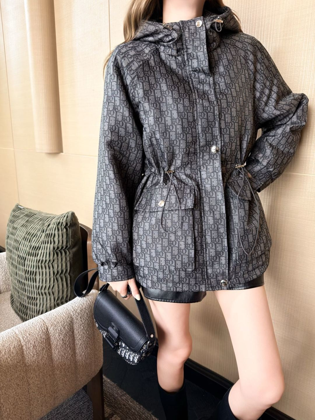 CD NEW Padded hooded jacket