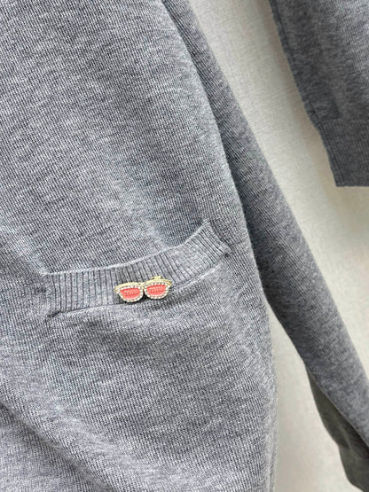 Miu NEW Knitted cardigan vest set