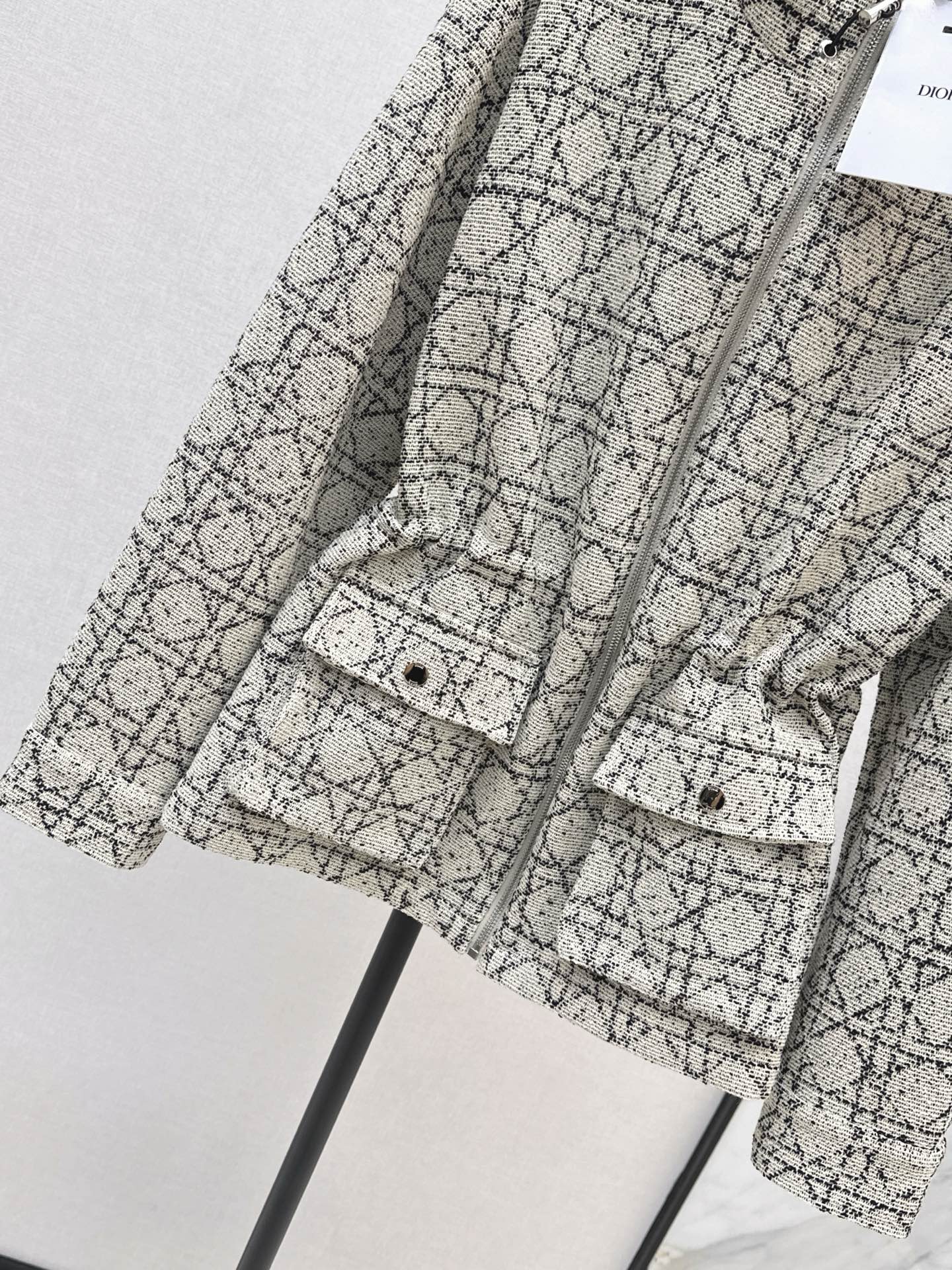 CD NEW Hooded plaid jacket