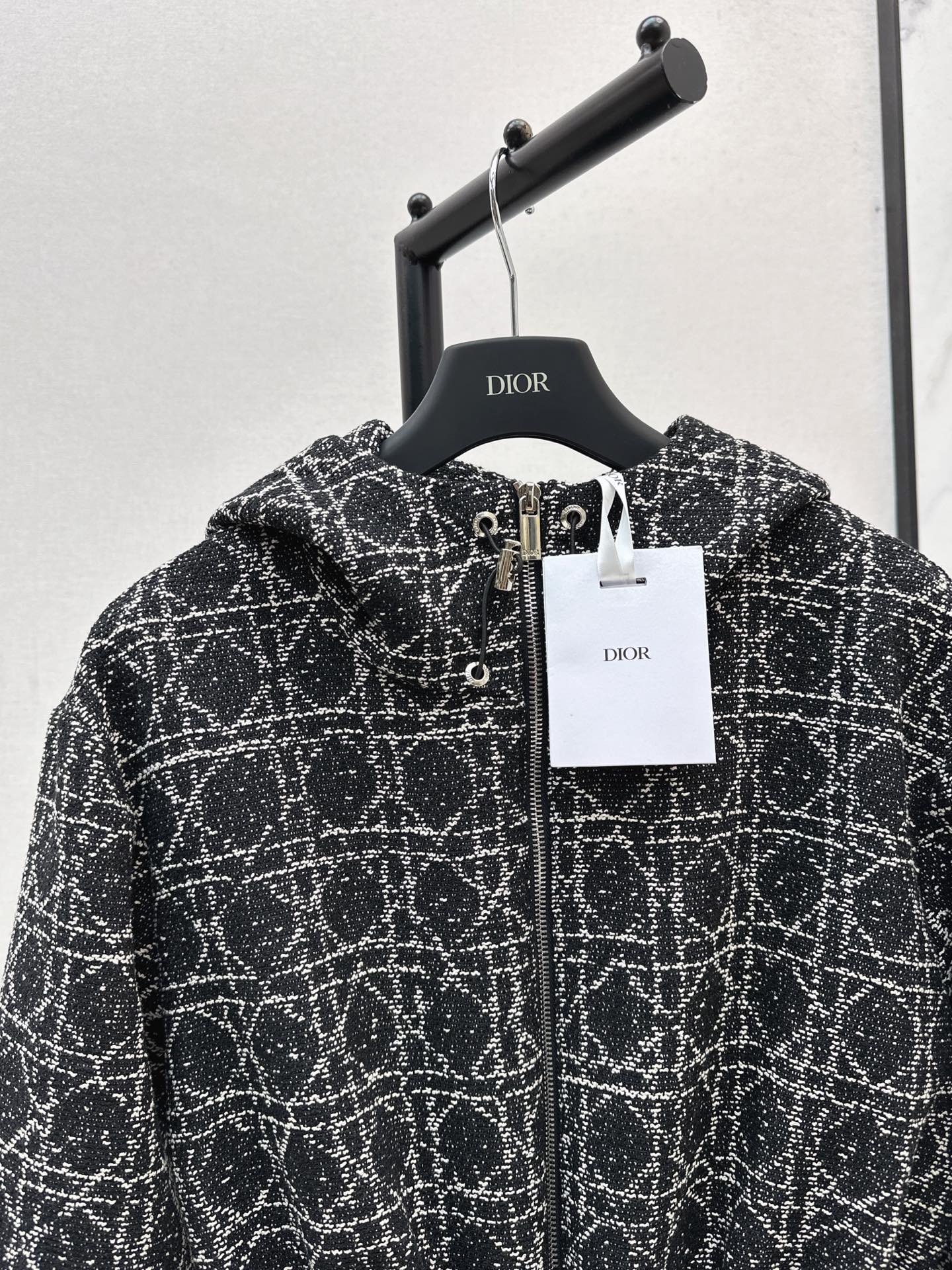 CD NEW Hooded plaid jacket