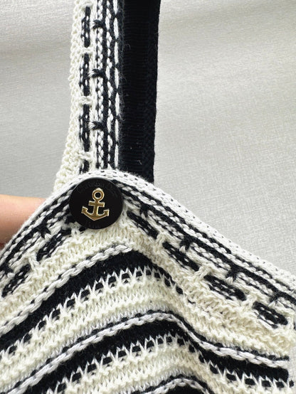 CD NEW Knitted suspender dress