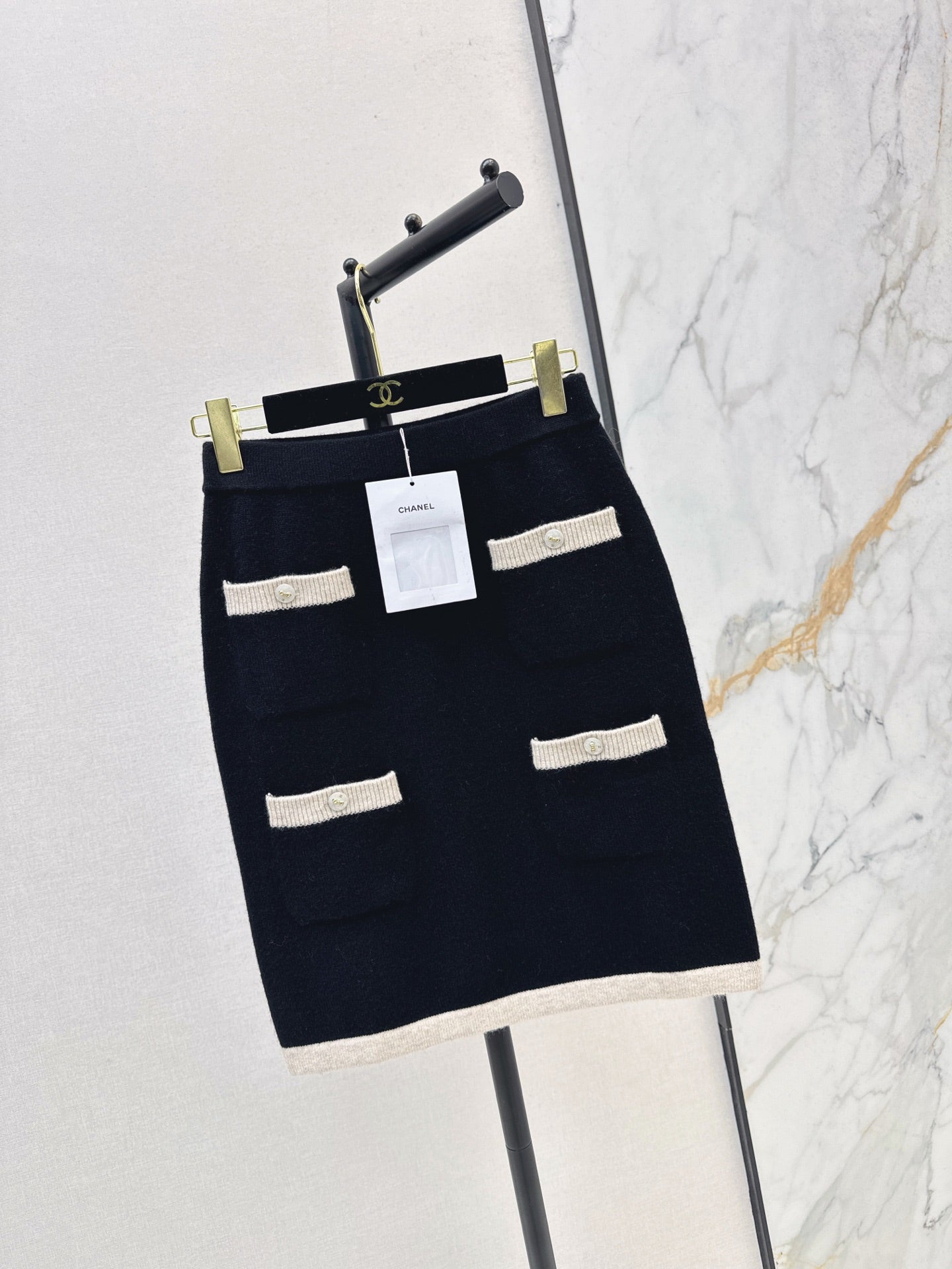 Chan NEW color-block skirt