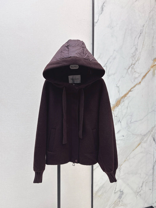Max NEW wool hooded jacket
