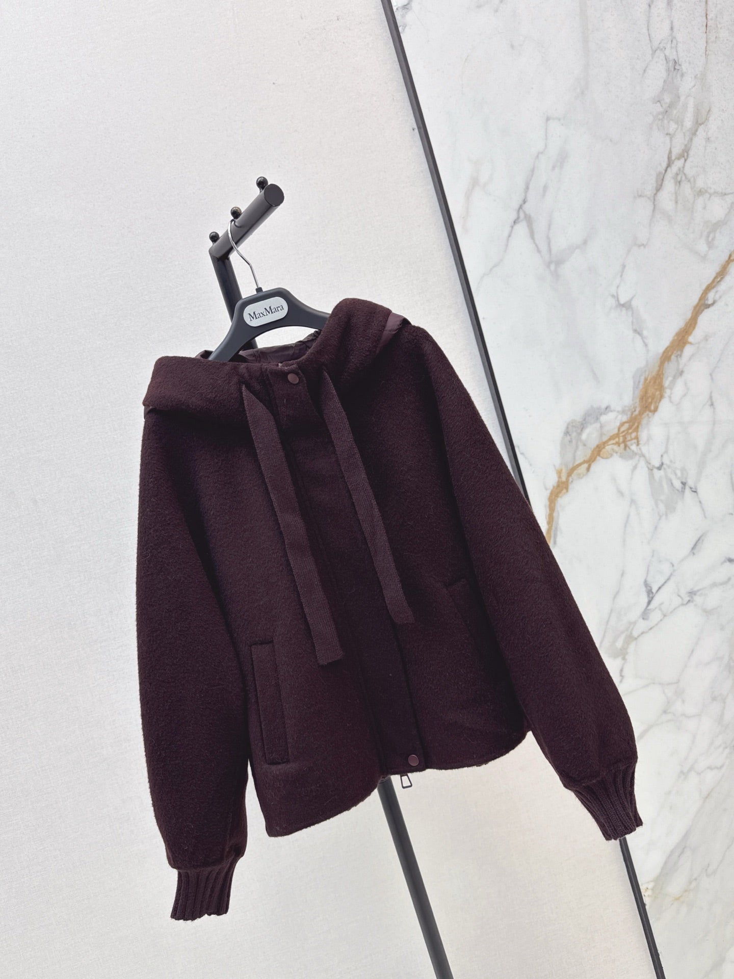 Max NEW wool hooded jacket
