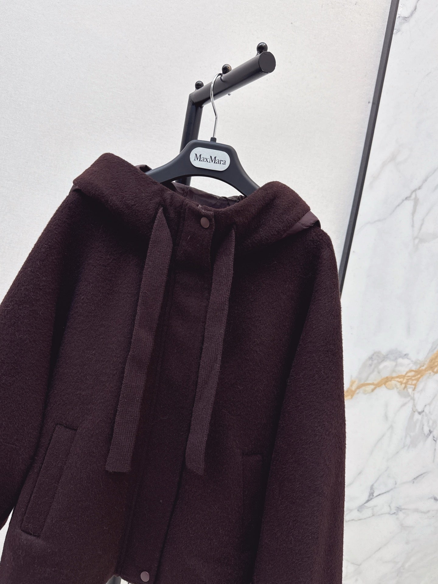 Max NEW wool hooded jacket