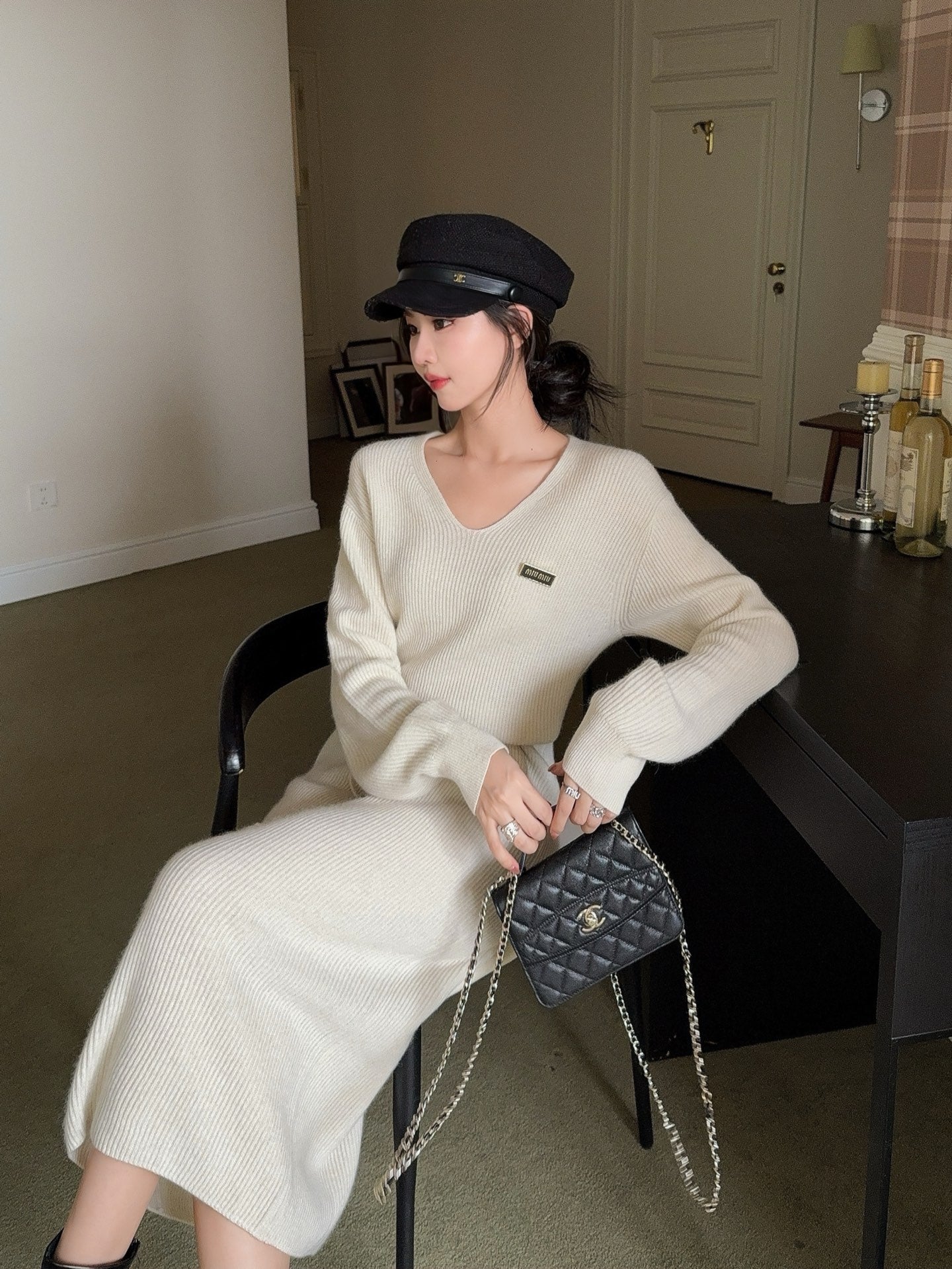 Miu NEW Wool base dress