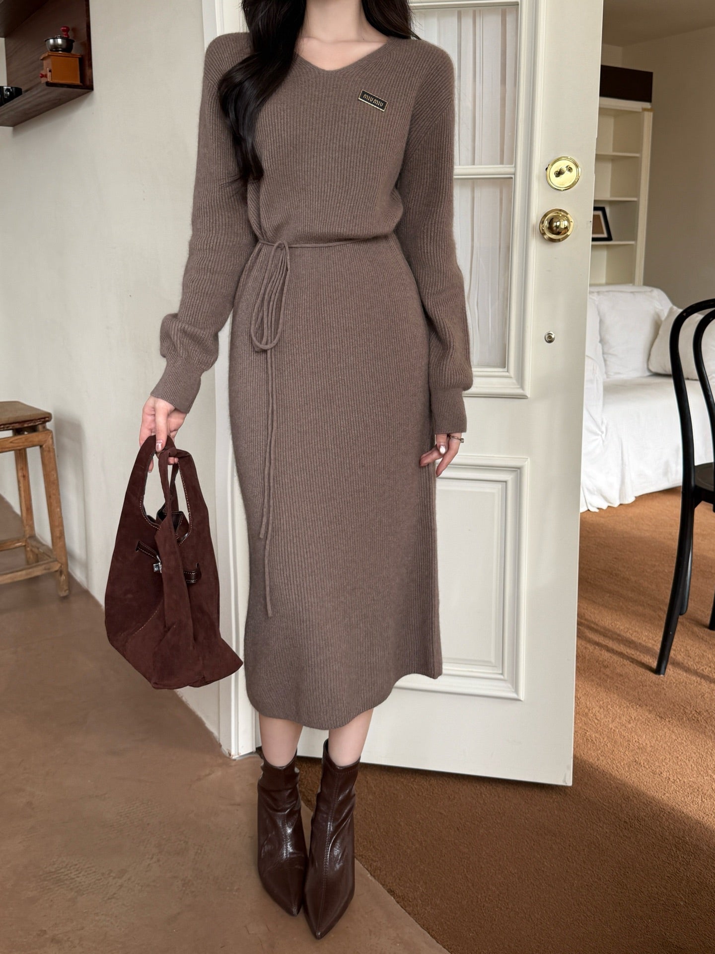 Miu NEW Wool base dress