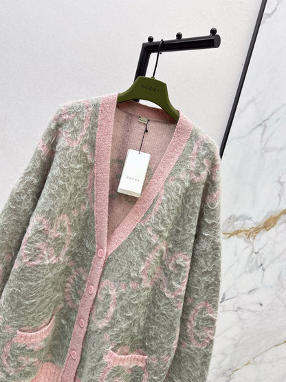 Guc NEW jacquard cardigan