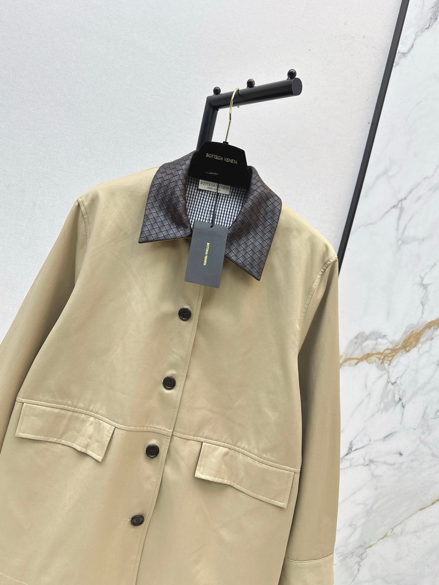 Bott NEW woven leather jacket