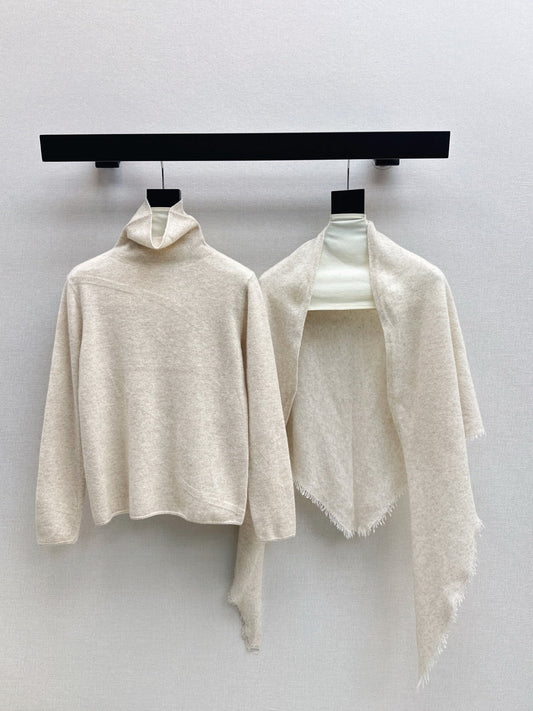 Loro NEW Cashmere sweater and shawl set