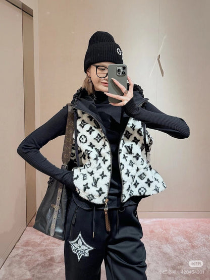 Louis NEW Plush hooded vest