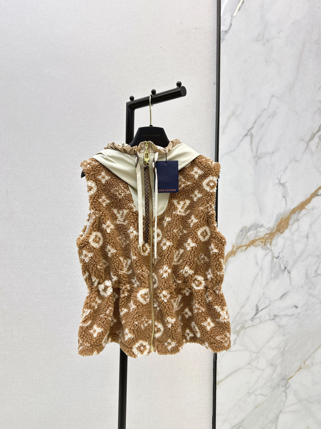 Louis NEW Plush hooded vest