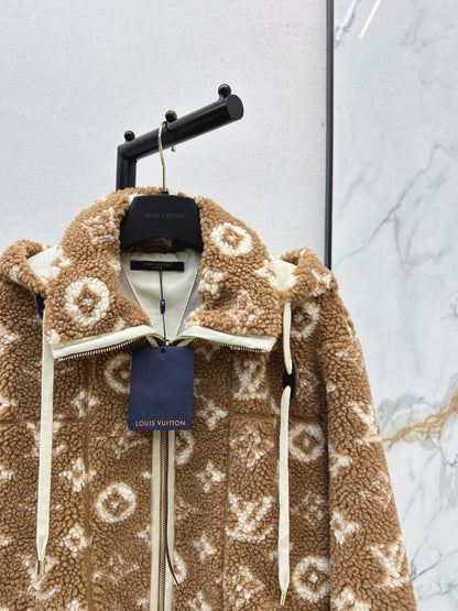 Louis NEW Plush hooded jacket