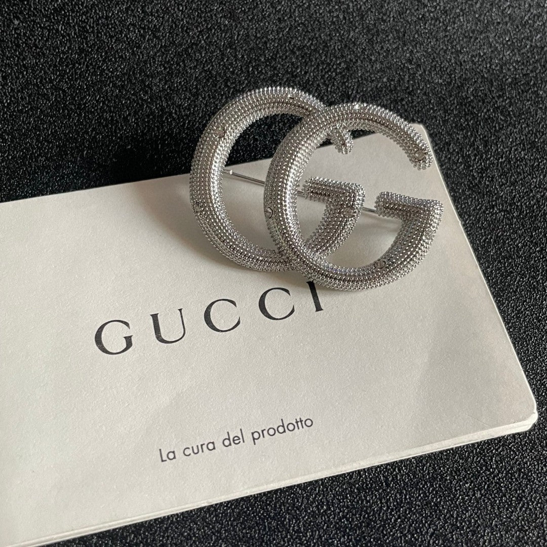 Guc New Alphabet brooch