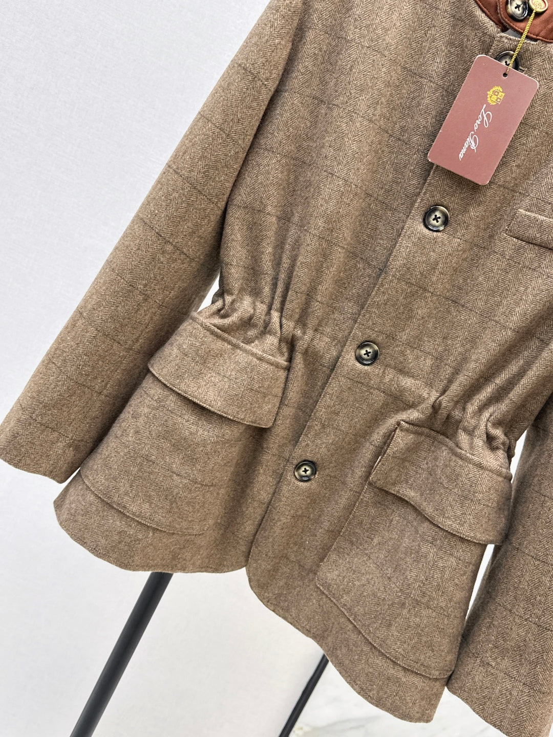 Loro NEW Plaid jacket