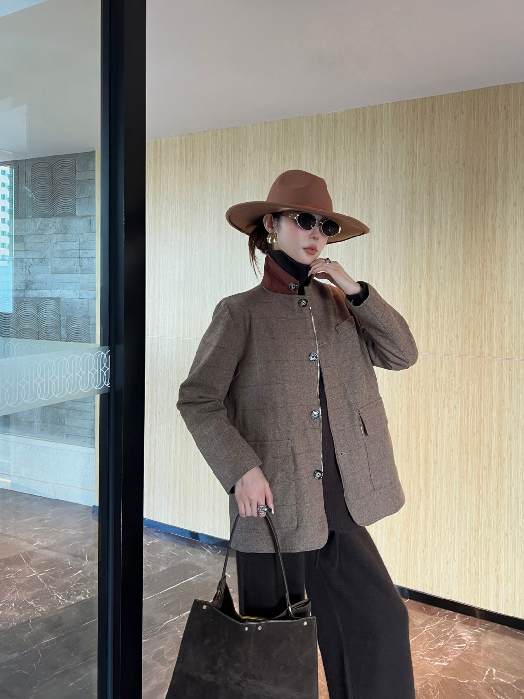 Loro NEW Plaid jacket