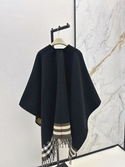 Bur NEW Reversible wool cape