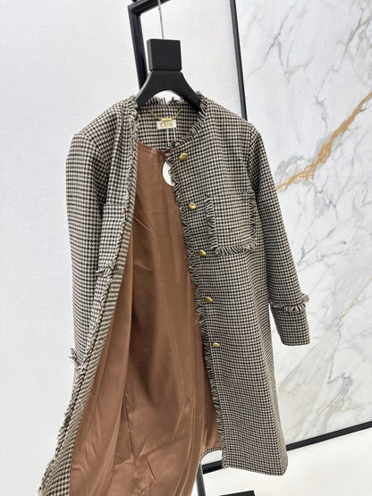 Cho1 NEW Houndstooth overcoats