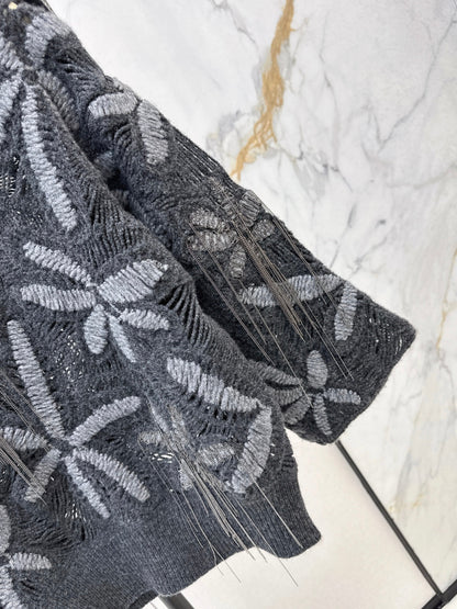 Brun NEW Embroidered sweater