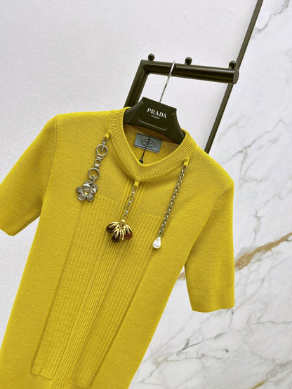 Pra NEW Pendant Wool Knit Sweater