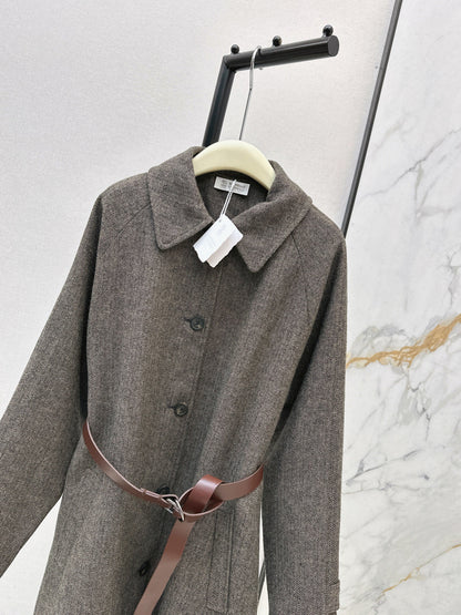 Brun NEW Wool coat