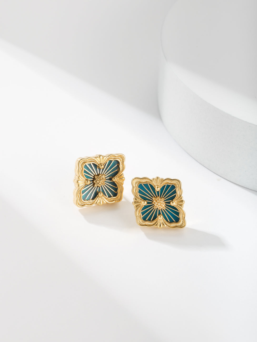 Herm New floral earrings