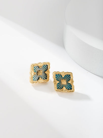 Herm New floral earrings