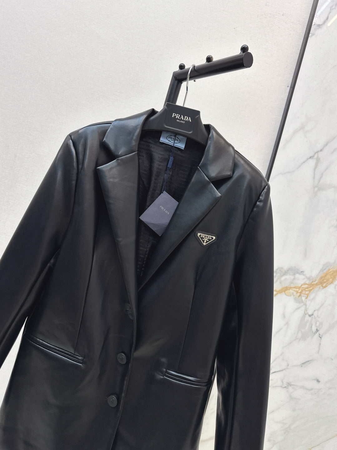 Pra NEW Leather blazer