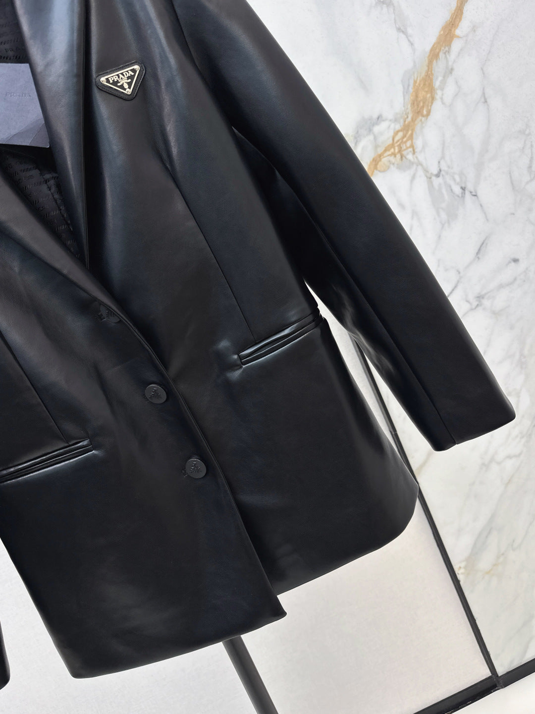 Pra NEW Leather blazer