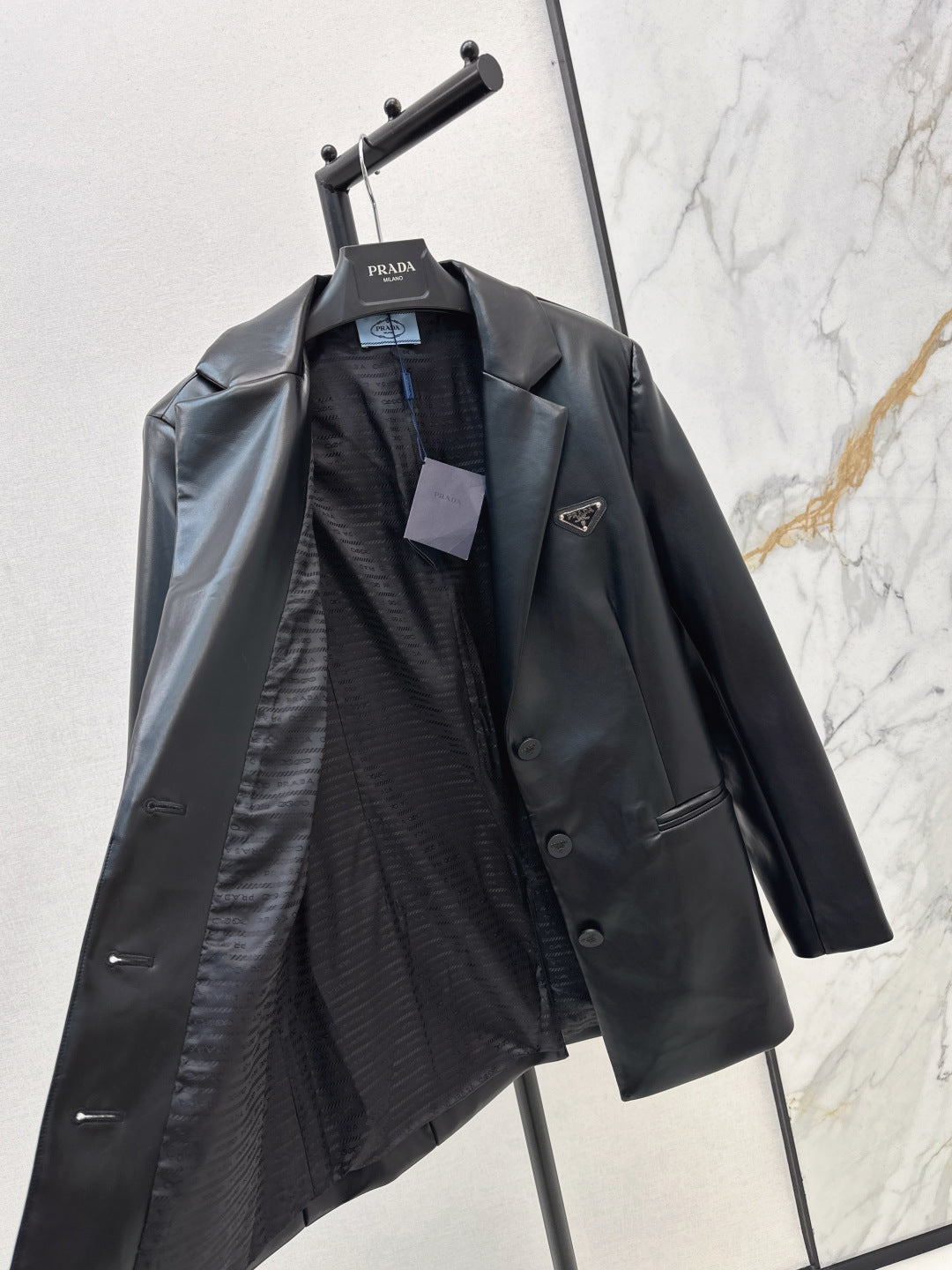 Pra NEW Leather blazer