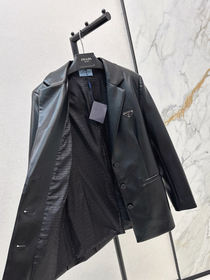 Pra NEW Leather blazer