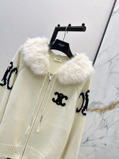 Ce1i NEW Hooded cardigan