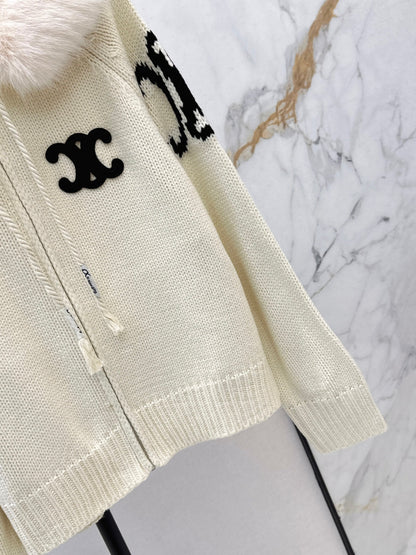 Ce1i NEW Hooded cardigan