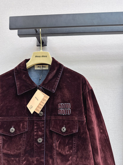 Miu NEW velvet jacket