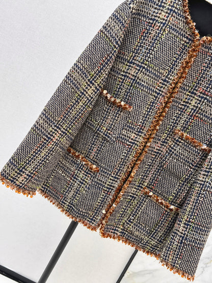 Chan NEW Houndstooth down coat