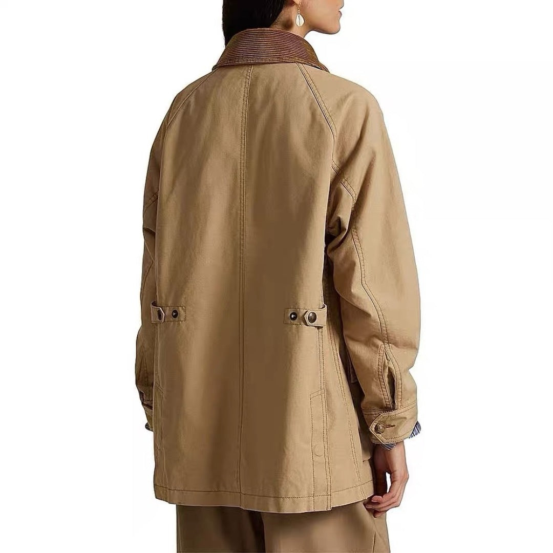 Ral NEW Corduroy trench coat